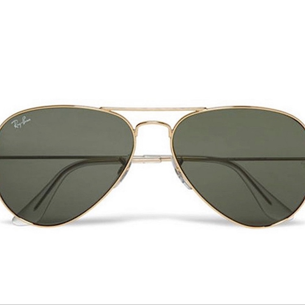 Ray-Ban Large Original 58mm Aviator Sunglasses with Case and Cleansing Cloth.